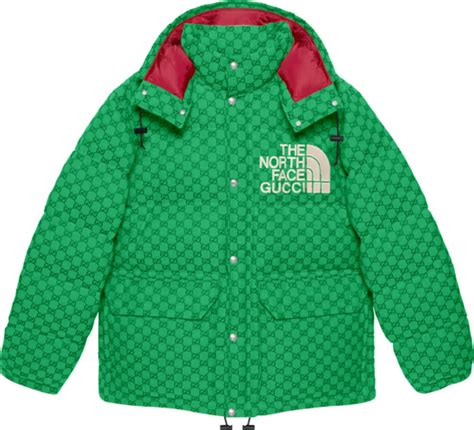 gucci the north face jacket green|north face Gucci for sale.